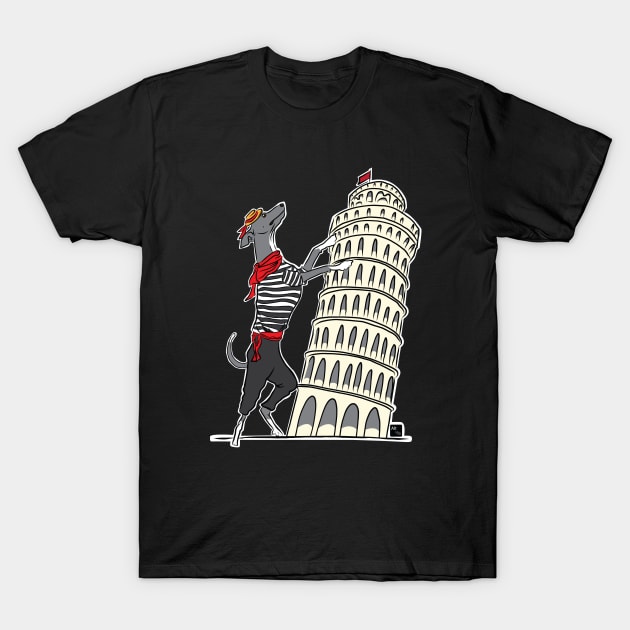 Italian Greyhound Tourist T-Shirt by AltTabStudio